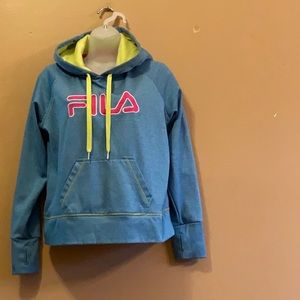 Fila • Contrast Stitched Logo Pullover Hoodie